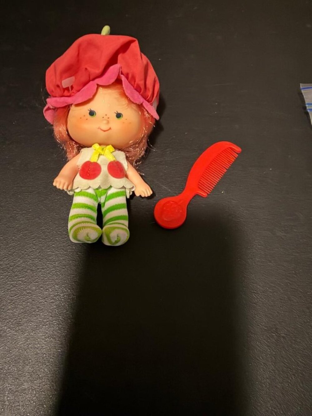 Vtg 1980 Strawberry Shortcake Doll 4" Tall No Shoes - Lot4-31